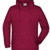 Basic Hoody Man James & Nicholson - wine