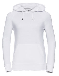 Ladies' HD Hooded Sweat Russell - white
