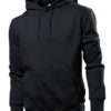 Hooded Sweatshirt Stedman - black opal