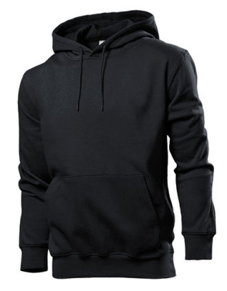 Hooded Sweatshirt Stedman - black opal