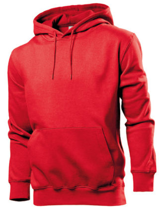 Hooded Sweatshirt Stedman - red