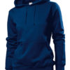 Hooded Women Sweatshirt Stedman - navy