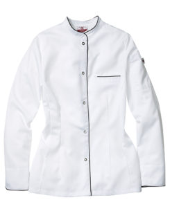 Kochjacke Pistoia Lady CG Workwear - white black