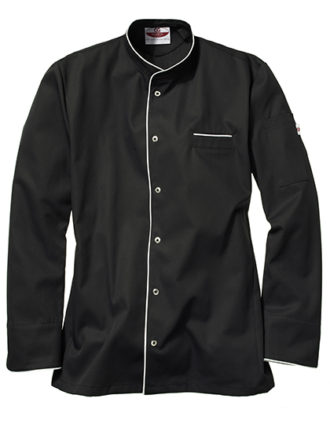 Kochjacke Trapani Man CG Workwear - black white