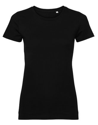 Ladies' Authentic Tee Pure Organic Russell - black