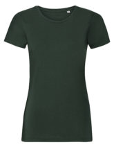 Ladies' Authentic Tee Pure Organic Russell - bottle green
