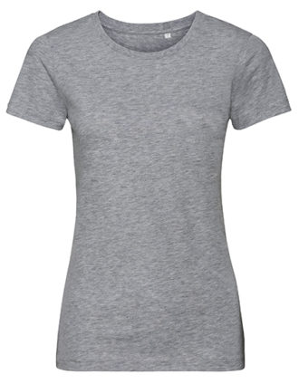 Ladies' Authentic Tee Pure Organic Russell - grey heather