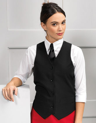 Ladies' Lined Polyester Waistcoat Premier