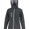 Ladies' TX Performance Hooded Softshell Jacket Result - black grey