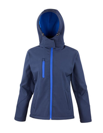 Ladies' TX Performance Hooded Softshell Jacket Result - navy royal