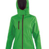 Ladies' TX Performance Hooded Softshell Jacket Result - vivid green black