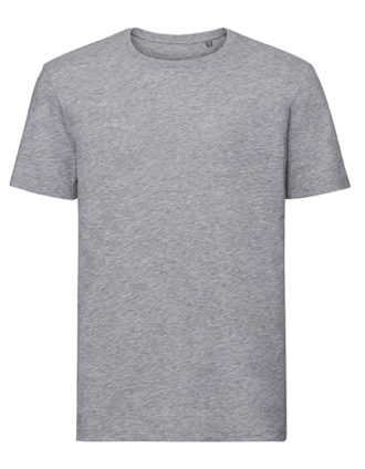 Men's Authentic Tee Pure Organic Russell - grey heather