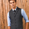 Mens Herringbone Waistcoat Premier