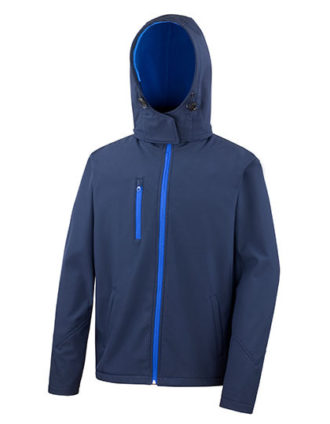 Men's TX Performance Hooded Soft Jacket Result - navy royal