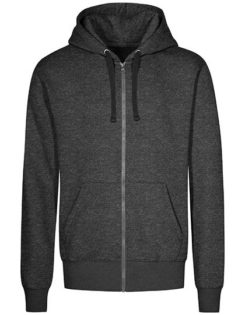 XO Hoody Jacket Men Promodoro - heather black