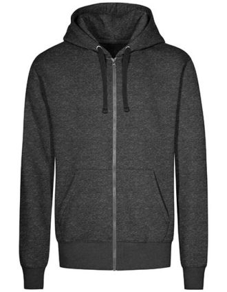 XO Hoody Jacket Men Promodoro - heather black