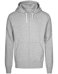 XO Hoody Jacket Men Promodoro - heather grey