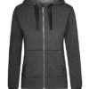 XO Hoody Jacket Women Promodoro - heather black