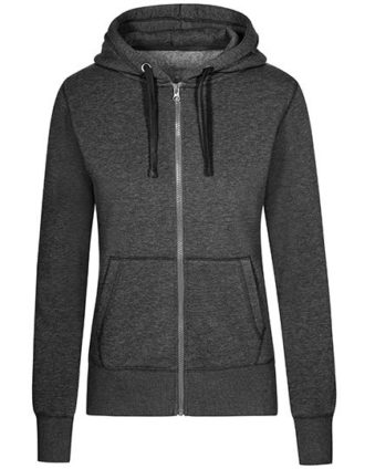 XO Hoody Jacket Women Promodoro - heather black