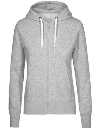 XO Hoody Jacket Women Promodoro - heather grey