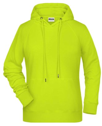 Ladies Bio Hoody - acid yellow